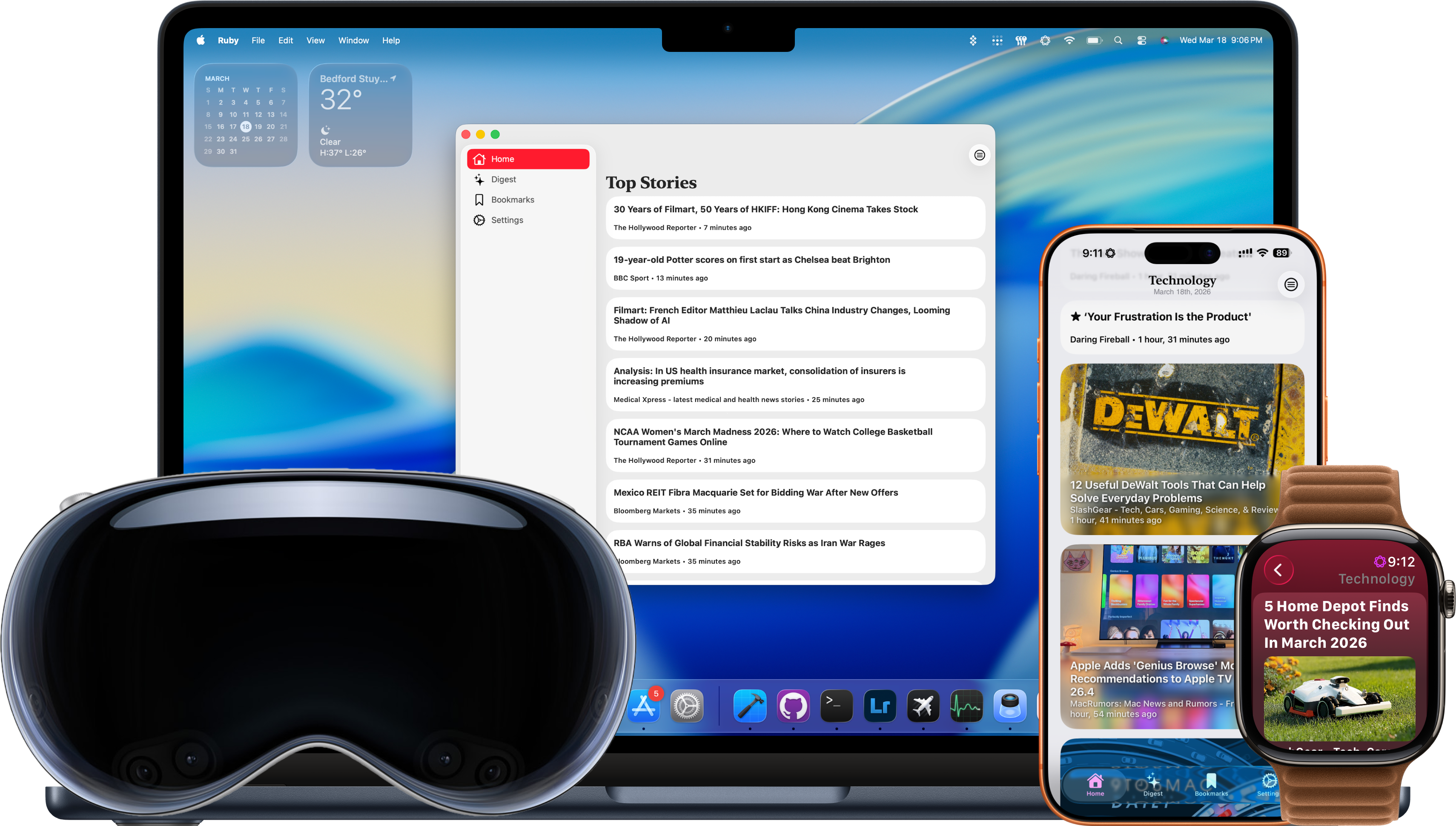 Ruby on various Apple devices